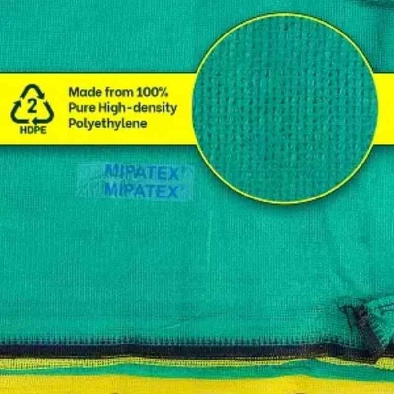 Mipatex 1x20m 75% HDPE Multi-Purpose Green Garden Net Shade - Image 2