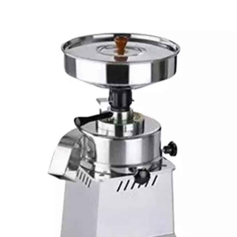Verai 1.25HP Stainless Steel Silver Diamond Square Table Top Flour Mill with 4kg Hopper Chamber - Image 3