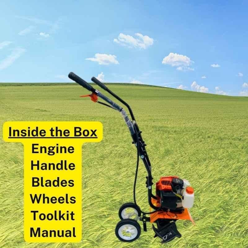 Royal Kissan RK-002 52cc 2HP 2 Stroke Agriculture Mini Power Tiller - Image 4