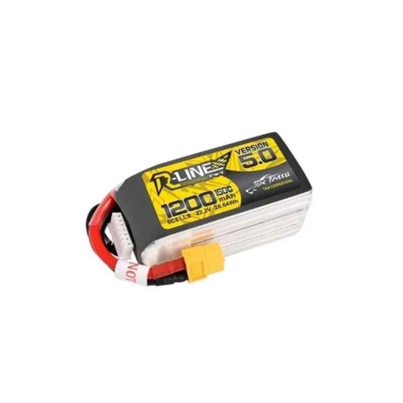 Tattu R-LINE V5.0 1200mAh 6S1P 150C Lithium Polymer Battery with XT60 Plug for FPV Racing Drone, IRS2412950819 - Image 3
