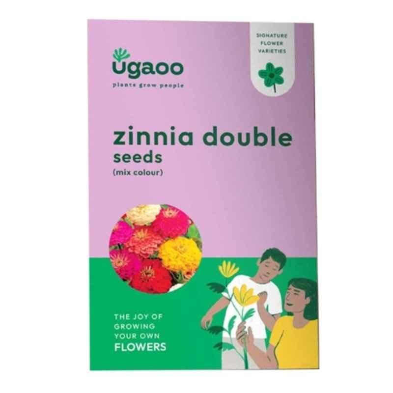 Ugaoo 25g Flower Zinnia Double Mix Seeds, NUFSO092
