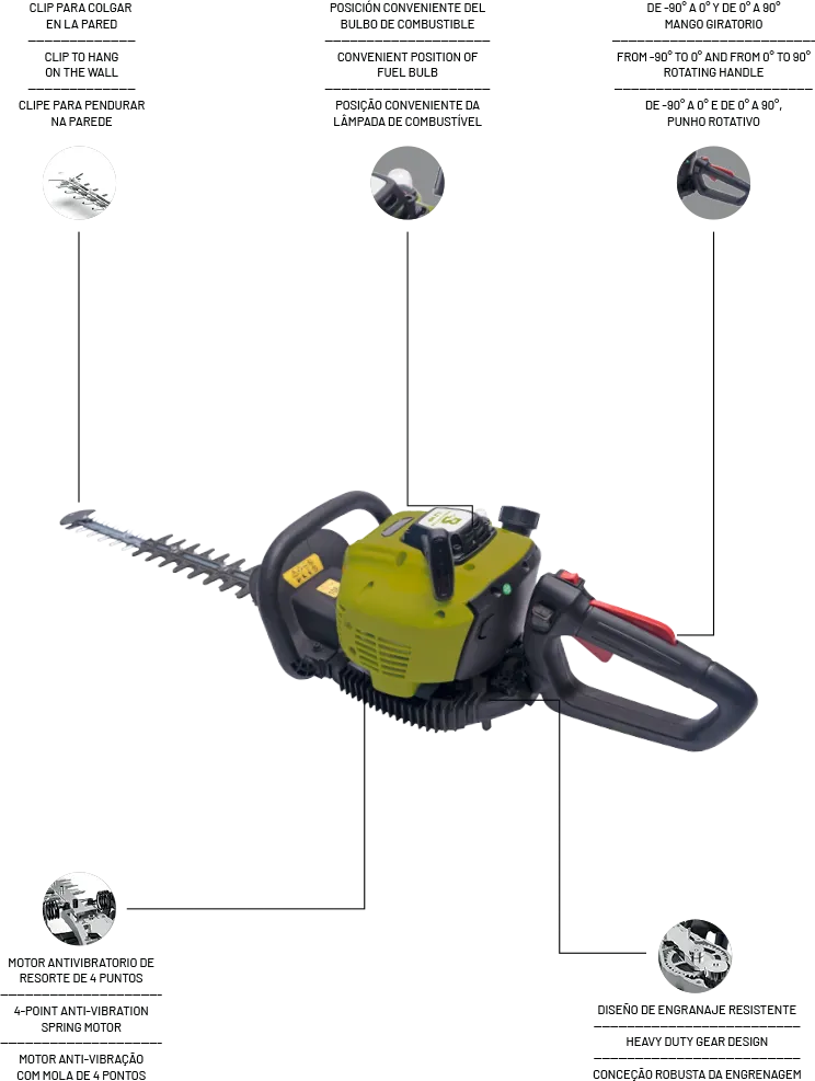 HEDGE TRIMMER || BON-P-HT23 || BONHOEFFER MACHINE - Image 2